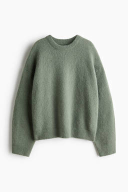 H&M - Women Green Knitted Jumper