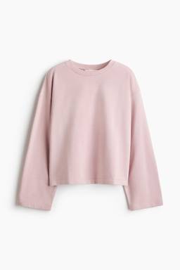 H&M - Women Pink Cotton-Blend Sweatshirt