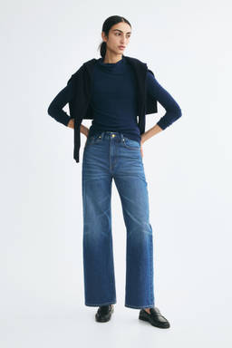 H&M - Women Blue Straight High Waist Jeans
