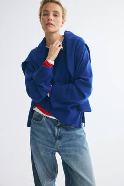 H&M - Women Blue Oversized Jumper