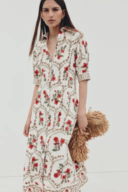 H&M - Women White Poplin Shirt Dress