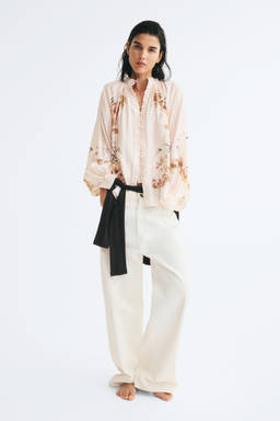 H&M - Women Pink Button-Front Blouse