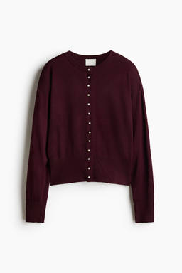 H&M - Women Red Viscose-Blend Cardigan