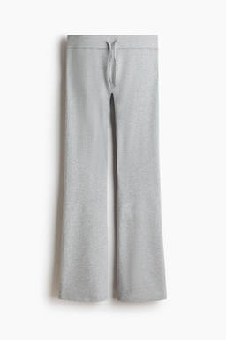 H&M - Women Grey Flared yoga Pant with Soft Move