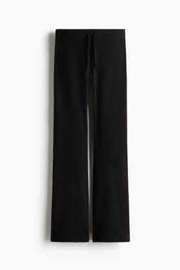 H&M - Women Black Flared yoga Pant with Soft Move