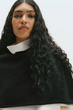 H&M - Women Black Turtleneck Cape