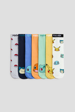 H&M - Boys Blue 7-Pack Socks