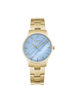 Obaku - Lyng Lille Avery Quartz Blue Mop Round Dial Womens Watch - V247Lxgmsg