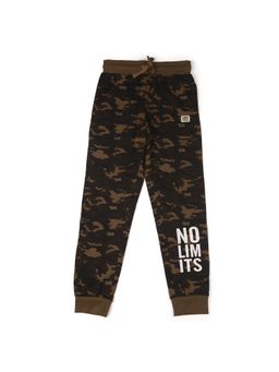 Alan Jones - Boy'S Camouflage Print Joggers - Khaki