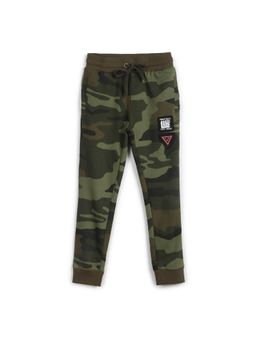 Alan Jones - Boy'S Camouflage Print Joggers - Khaki
