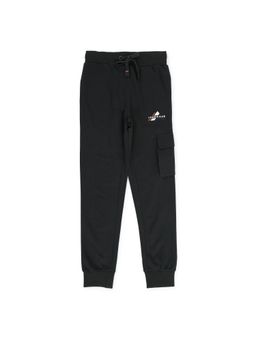 Alan Jones - Cotton Knit Solid Joggers - Charcoal