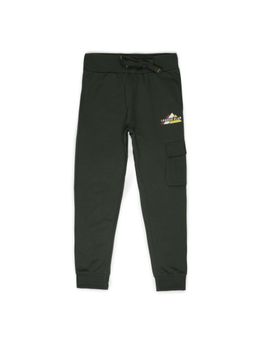 Alan Jones - Cotton Knit Solid Joggers - Olive
