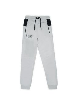 Alan Jones - Cotton Knit Solid Joggers - Light Grey