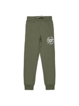 Alan Jones - Boy'S Printed Joggers - Olive