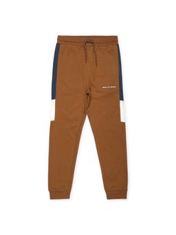 Alan Jones - Boy'S Colourblock Joggers - Tan