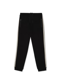 Alan Jones - Cotton Knit Solid Joggers - Black
