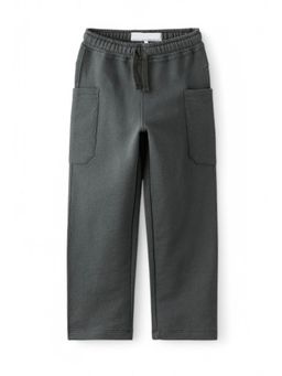 Alan Jones - Boy'S Side Pockets Plush Trackpant - Anthracite Grey
