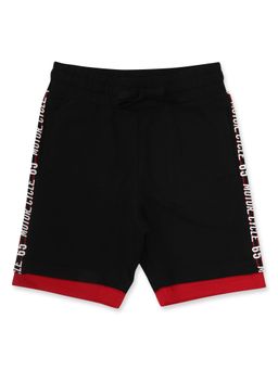 Alan Jones - Terry Knit Knee Length Shorts - Black