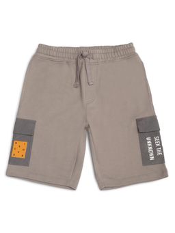 Alan Jones - Terry Knit Knee Length Shorts - Grey