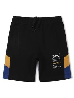 Alan Jones - Terry Knit Knee Length Shorts - Black