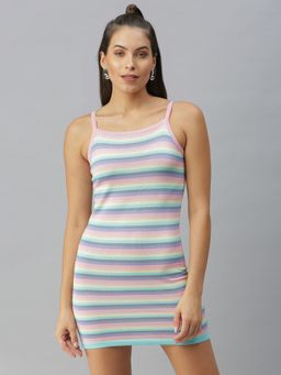 SHOWOFF - Women Striped Multi Bodycon Dress