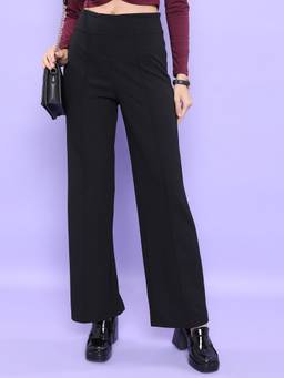 TOKYO TALKIES - Women Flared Fit High Rise Parallel Trouser