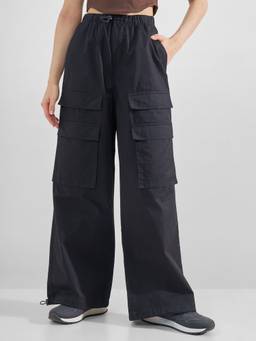 TOKYO TALKIES - Black Women Cargo Pant