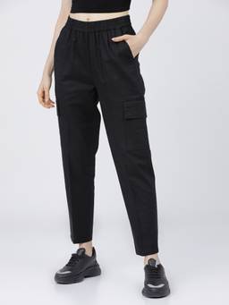TOKYO TALKIES - Women Black Joggers Trouser