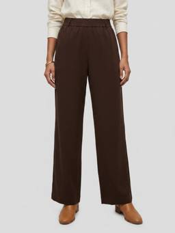 Spykar - Women Brown Straight Fit High Rise Trouser