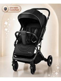 Bonfino - Triton Ace Landscape Stroller with Reversible Handle - Black