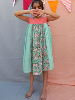 The Cotton Staple - Peach Gimlet Dress