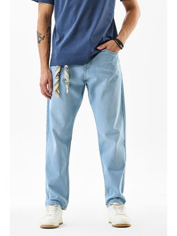 Snitch - Light Blue Washed Relaxed Casual Jeans