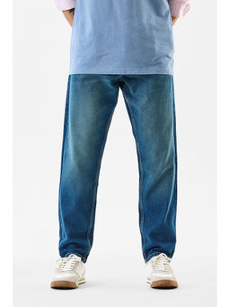 Snitch - Blue Washed Relaxed Casual Jeans