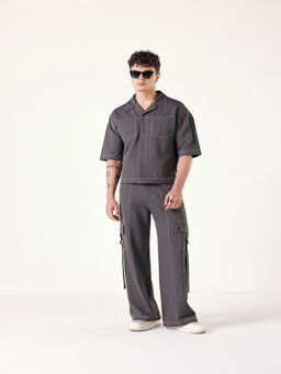 Muvazo - Grey Thread 'Talk Twill Co-Ord