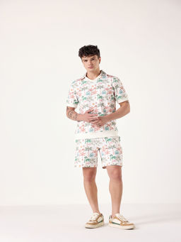 Muvazo - Cream Coastal Vibes Co-Ord