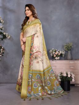 Tankori - Gajanand Traditional Ethnic Designer Festive Wear Multi-Color Saree
