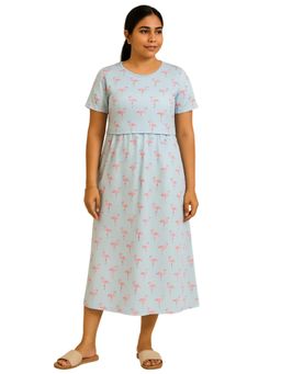 Putchi - Pink Plumage Zipless Feeding Gown