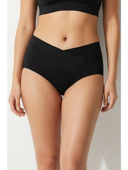 Putchi - Nylon Blend V-Cross-Hipster-Panty - Black