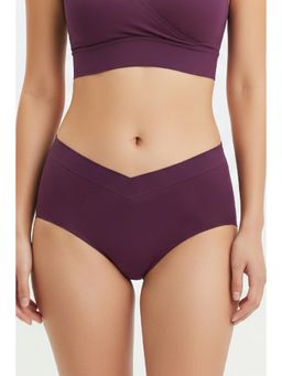 Putchi - Nylon Blend V-Cross-Hipster-Panty - Purple