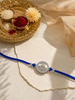 Axora Life - 925 Sterling Silver Lord Ganesha Rakhi For Brother