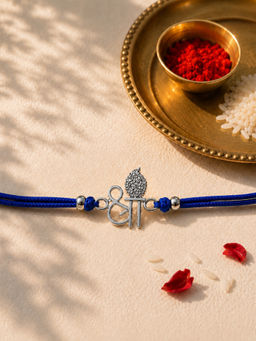 Axora Life - 925 Sterling Silver Shree Rakhi For Brother