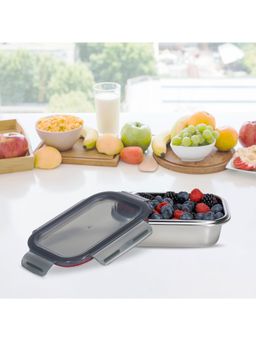 Peggy Oliver - Everyday 1200Ml Rectangle Stainless Steel Food Container with Pp Lid