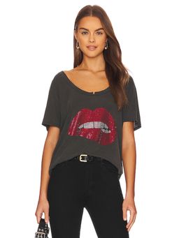 Lauren Moshi - Elara Crystal Biting Lip Top