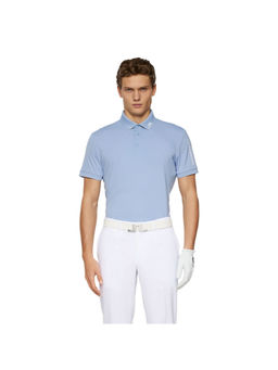 J.Lindeberg - Tour Tec Blue Washed Golf Polo T-Shirt