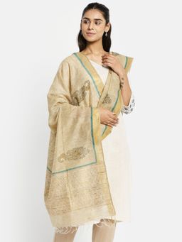 Fabindia - Cotton Silk Printed Dupatta