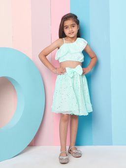 PSPeaches - Shimgreen Skirt with Top For Girls (Set of 2)