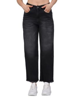 Cantabil - Women Black Solid Stretchable Jeans