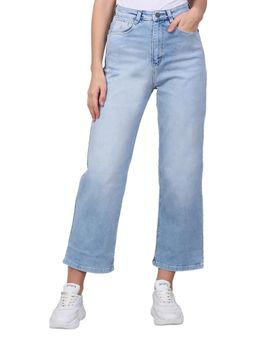 Cantabil - Women Blue Solid Stretchable Jeans