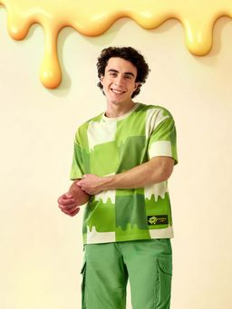 LOTTO - Green Neon Burn Jersey T-Shirt for Men