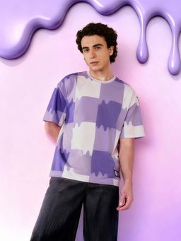 LOTTO - Purple Liquid Fire Jersey T-Shirt for Men